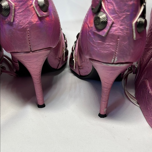 Pink High Heel Boots - Picture 5 of 6